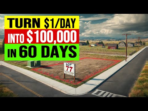 How to Make 6 Figures Flipping Land From Home for Just $1 a Day