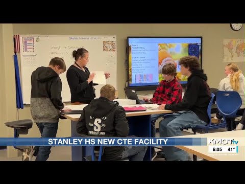 YouTube video thumbnail: ‘More Time for Learning’: Stanley High School Debuts on-Campus CTE Center