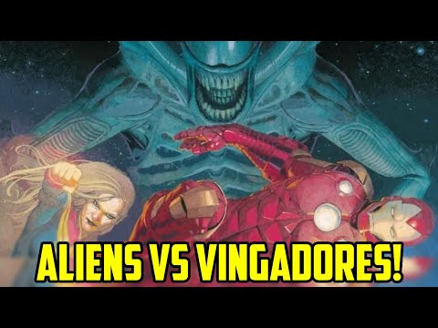 ALIENS VS VINGADORES HISTÓRIA COMPLETA!