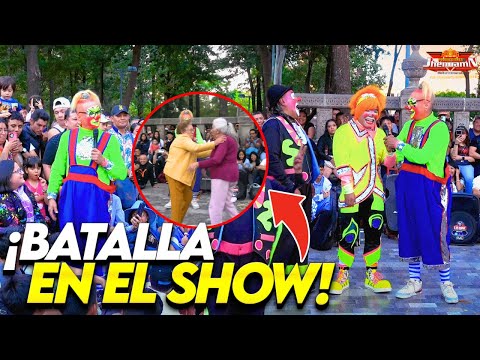 ‼️BATALLA en el SHOW se SALE de CONTROL‼️😱🤡🤣 | Pikolin y Kiwi 🤡 |  @ProduccionesJhenuamn #payasos