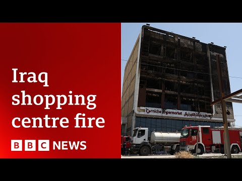 YouTube video thumbnail: At Least 60 Dead After Iraq Shopping Centre Fire