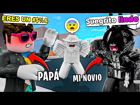 Mi PAPÁ y mi NOVIO se PELEAN en ROBLOX