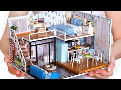 5 Phòng Cực Xinh Trong Nhà Búp Bê Mini Tự Làm