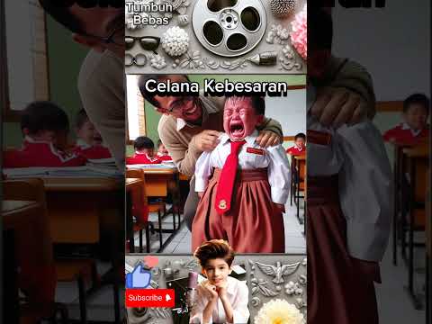Nangis! Anak sekolah menangis cuma karena ini
