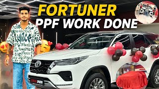 👿Finally अपनी Fortuner पे PPF करवा दी || ऐसी delivery किसी ने नहीं ली होगी