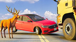 Realistic Highway Crashes #01 [BeamNG.Drive] - WOW cars and vehicles