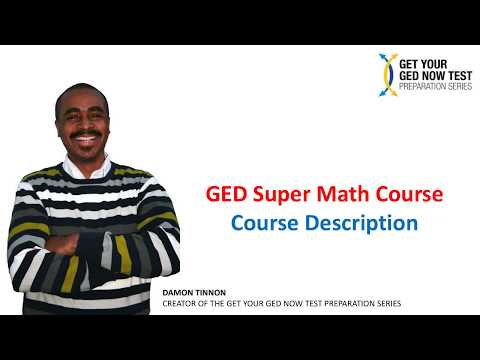 All New GED Super Math Course for 2020