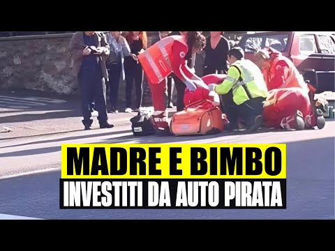 DRAMMA, MADRE E FIGLIO DI QUATTRO ANNI INVESTITI A ROMA DA UN’AUTO PIRATA: FUGGITO IL CONDUCENTE