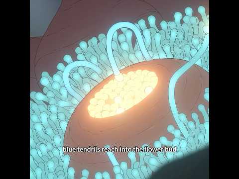 The reproduction process of a magical stone flower#anime #shorts