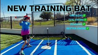 New training bat review. Tons of drills like one hand and more!!!!! #baseball #drill 