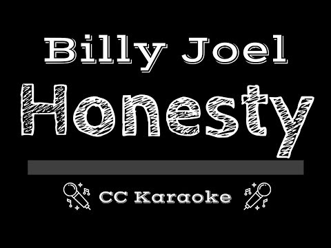 Billy Joel • Honesty (CC) [Karaoke Instrumental Lyrics]