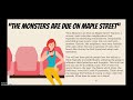 Exploring the Themes of The Monsters are Due on Maple Street