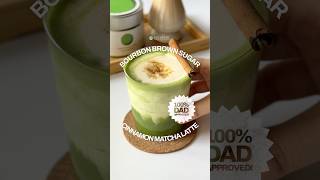 Bourbon Brown Sugar Cinnamon Matcha Latte | A comforting surprise for Father’s Day!