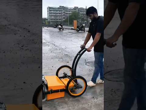 Road cleaner Machine Project #science #experiment #trending #technology #homemade  #shorts   #diy