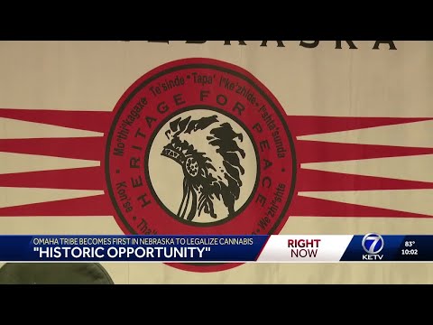YouTube video thumbnail: Omaha Tribe Becomes First in Nebraska to Legalize Cannabis