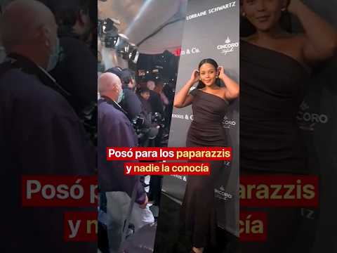 Los paparazzis la ignoraron porque no era famosa ?