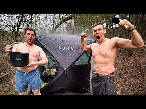 Mobile OUTDOOR-SAUNA?! 🔥🔥 Funktionstest mit @DasLebendesBrian69  | Mattin