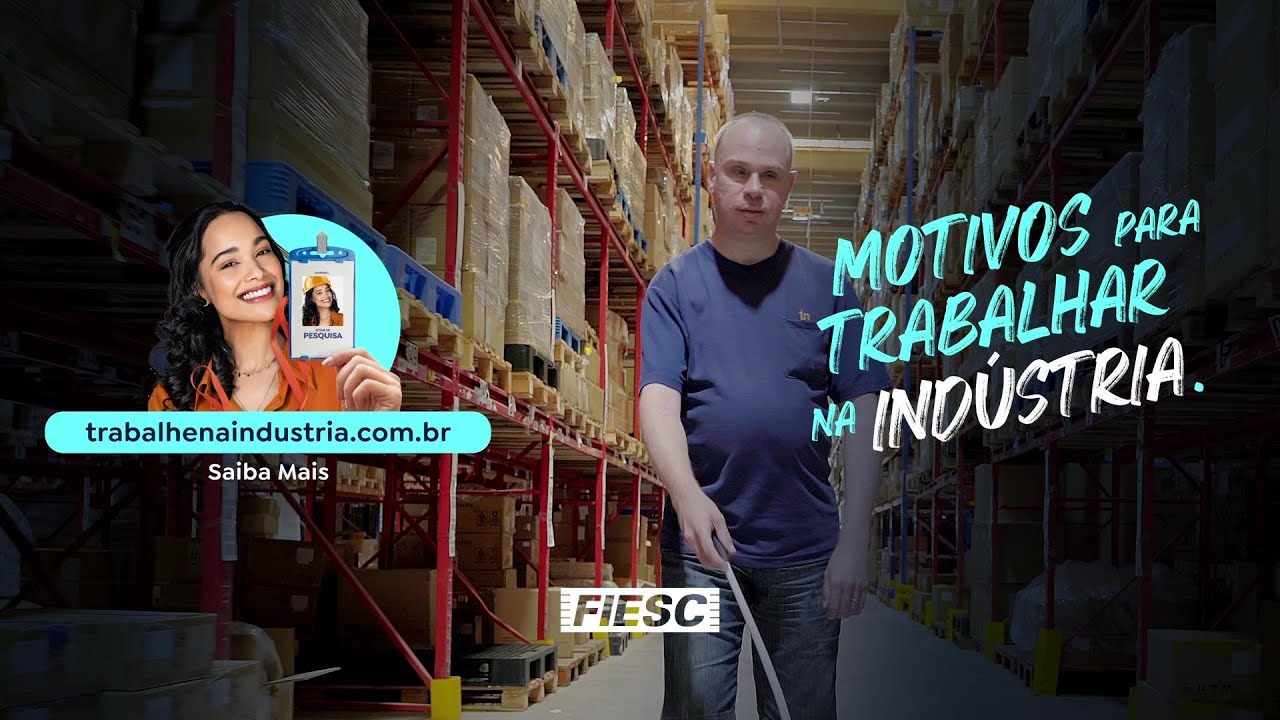 Motivos para trabalhar na indústria – Ep. 6: Eugênio Back, montador da Intelbras – Fonte: FIESC