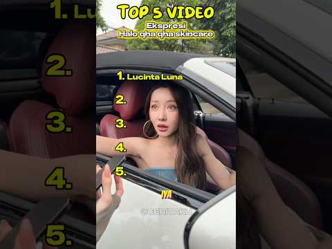 TOP 5 Video Ekspresi Halo qha qha Skincare #shorts