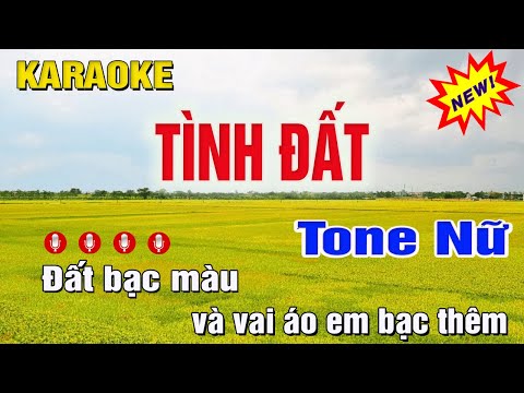 Tinh Đất Karaoke Tone Nữ (D#) Phối Mới | Trung Hiếu