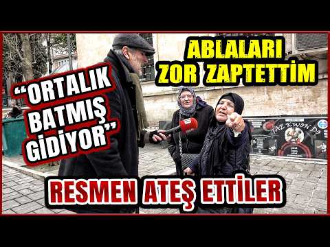 ABLALAR ADETA ATEŞ ETTİ, ÖYLE KONUŞTULAR Kİ ZOR ZAPTETİM | SOKAK RÖPORTAJLARI