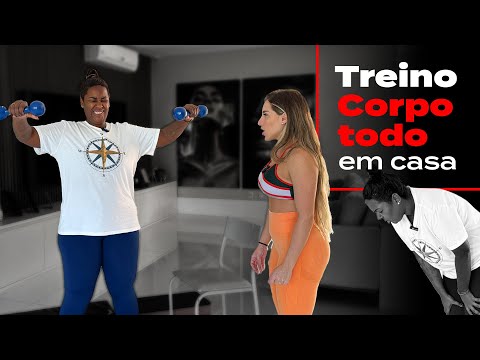 ELA QUASE NÃO AGUENTOU ESSE TREINO DE CORPO TODO