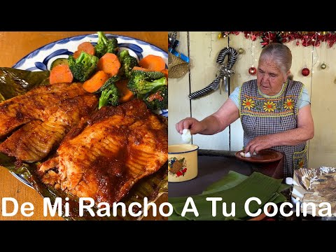 Filete De Pescado Enchilado En Hoja De Platano De Mi Rancho A Tu Cocina