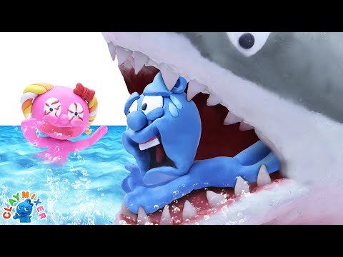 Shark in Beach | Cartoon Animation