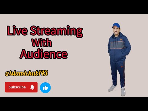 live streaming with audience ♥️