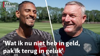 Sébastien Haller en Ron Jans blij met terugkeer van spits | RTV Utrecht