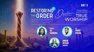 RESTORING THE ORDER WITH TRAVIS GREENE JULY 2026 - #dunsinoyekan #worship #upperroom