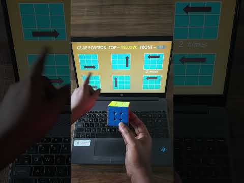 How to make Indian Flag on Cube | Cube formula 22 | 3 x 3 Rubik's cube Magic | imw