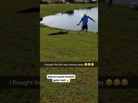 I thought the fish running away #short