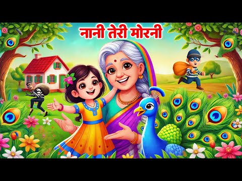 नानी तेरी मोरनी को मोर ले गए   Nani Teri Morni Ko Mor Le Gaye   Kids Song Nursery Rhyme #Riya Rhymes