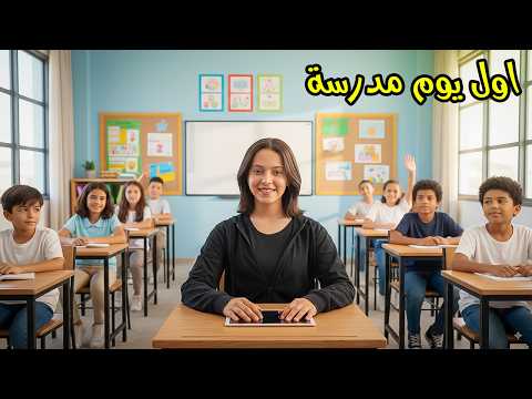 روتين اول يوم مدرسة في بيتنا الجديد