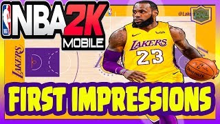 NBA 2K Mobile Review & First Impressions | Gameplay Recap First 20 Minutes