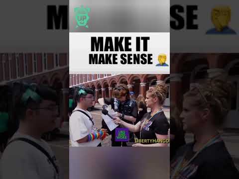 make it make sense #funny #wokemindvirus #comedy #delusional ##funnycomedy #funnyshorts #crazypeople