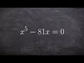 Factoring and Roots in Algebra