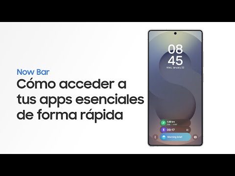 Como usar Now Bar | Samsung Galaxy S25 Series