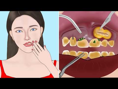 ASMR Best Treatment for Tooth Abscess | Dental Care animation