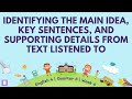 Understanding Main Ideas and Supporting Details