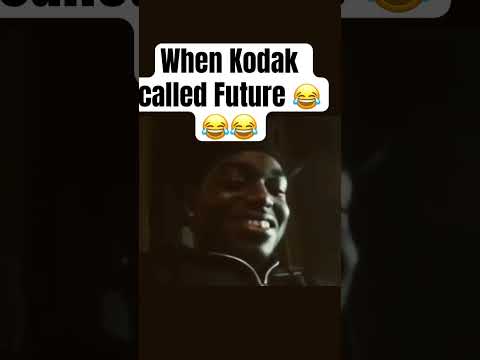 Kodak Black calls fellow rap star Future and asks something funny 😂 #rappers #kodak #future
