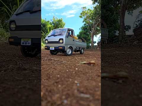 👧carry & ☠️carry 1/10 Kei Tora 2WD RC Car WPL-D12 Suzuki Carry #rccar #wpl#rctrack