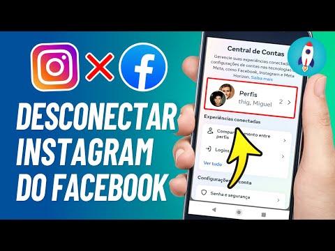 Como DESCONECTAR o Instagram do Facebook ATUALIZADO 2024