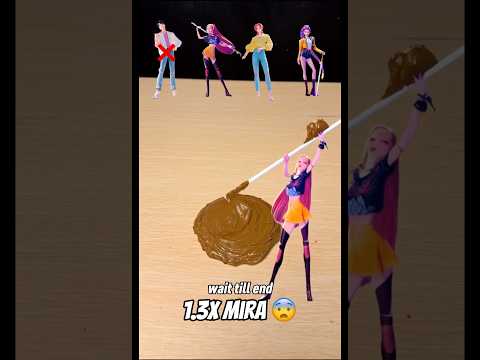 Kpop demon hunters eating challenge 🫣😭 - Jinu Saja vs Huntrix #kpopdemonhunter #huntrix #sajaboys