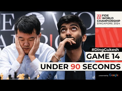 Game 14 of FIDE World Championship Match In Under 90 Seconds