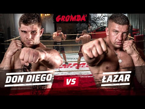 GROMDA 2: DON DIEGO vs ŁAZAR. Krwawa, twarda i brutalna walka na gołe pięści. CAŁA WALKA