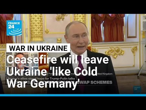 YouTube video thumbnail: Ukraine Will be in 'a Situation Similar to That of Germany in the Cold War' After Ceasefire