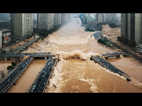 China: Dam releases water and floods cities! The world is in shock!