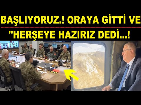 BAŞLIYOR...! ORAYA GİTTİ VE ''HERŞEYE HAZIRIZ'' DEDİ.!